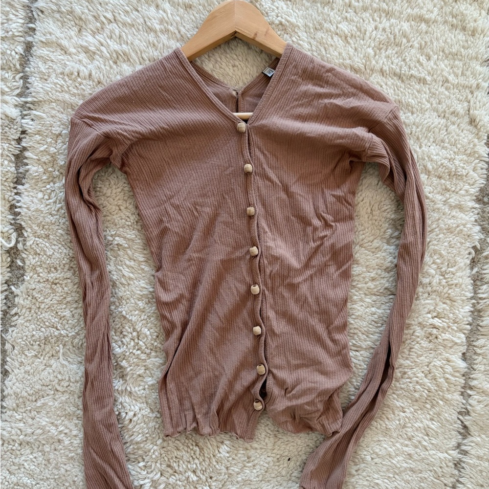 Baserange Tav Button-Up Cardigan